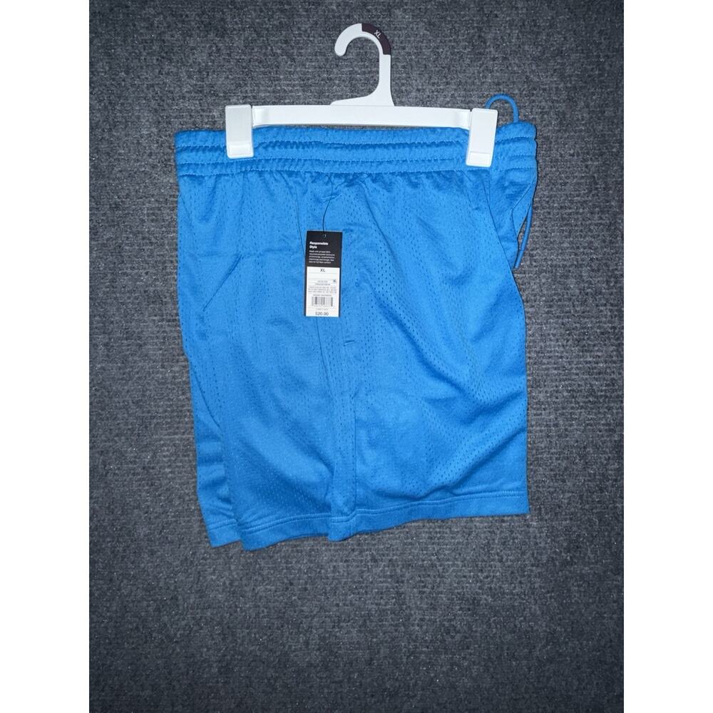 Men's Activewear Mesh Shorts Size XL NWT for All Day-Blue. Lightweight Casual